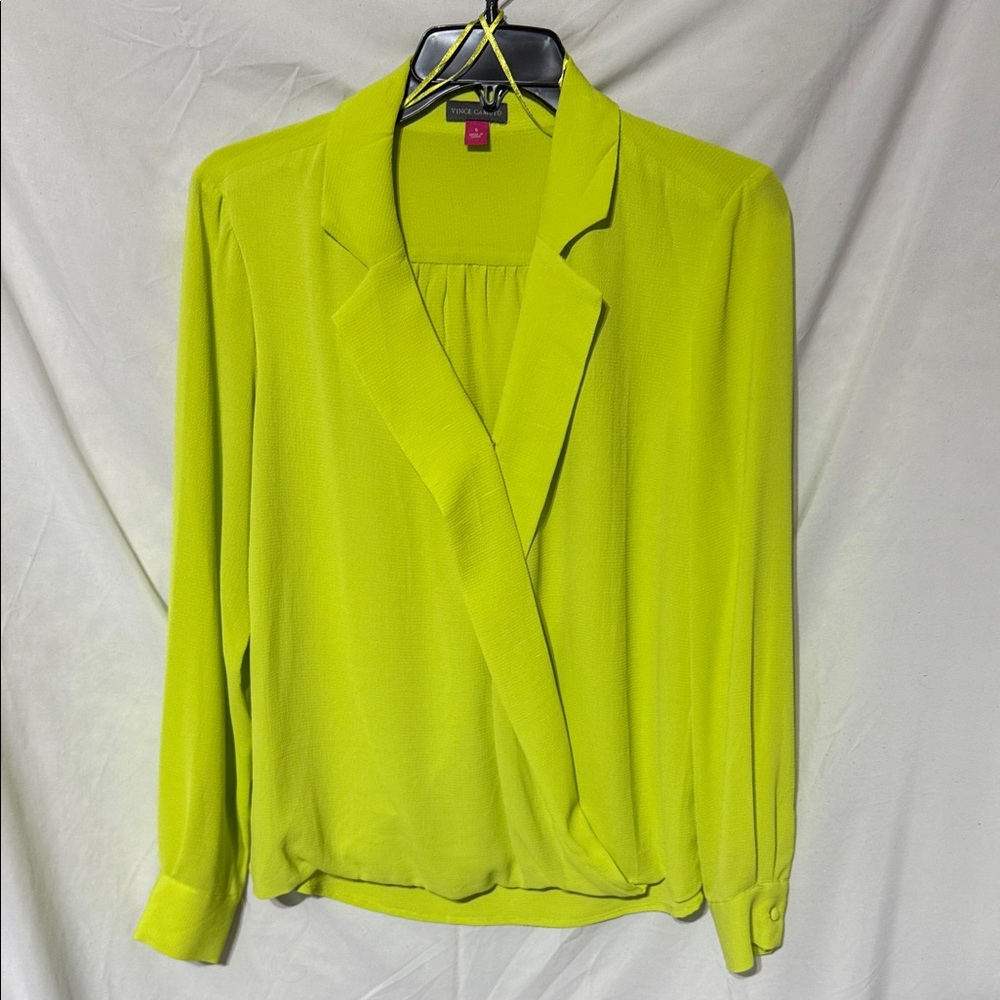 Vince Camuto Lime Green Blouse